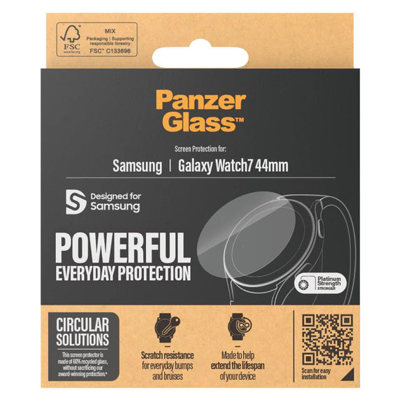 Kaljeno staklo UWF za Samsung Galaxy Watch7 44 mm, Prozirna, PanzerGlass