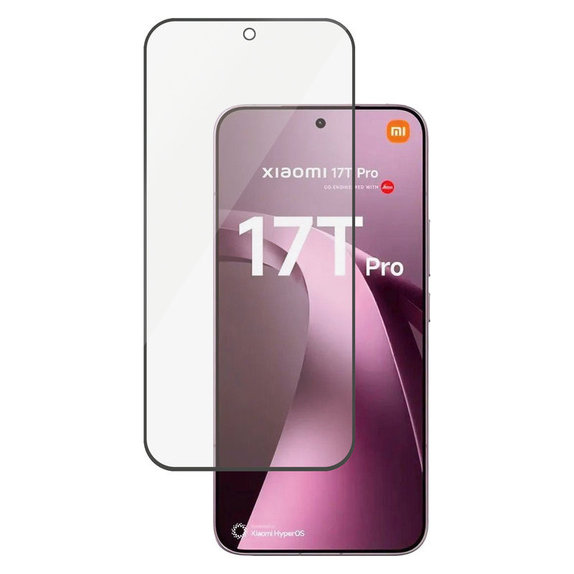 Kaljeno staklo UWF za Xiaomi 17T Pro, Crna, PanzerGlass
