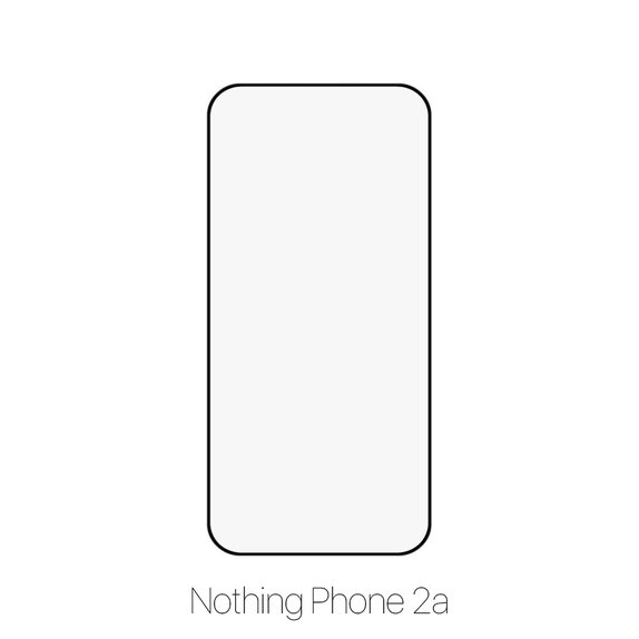 FixPremium FullCover Glass - Kaljeno staklo za Nothing Phone (2a)