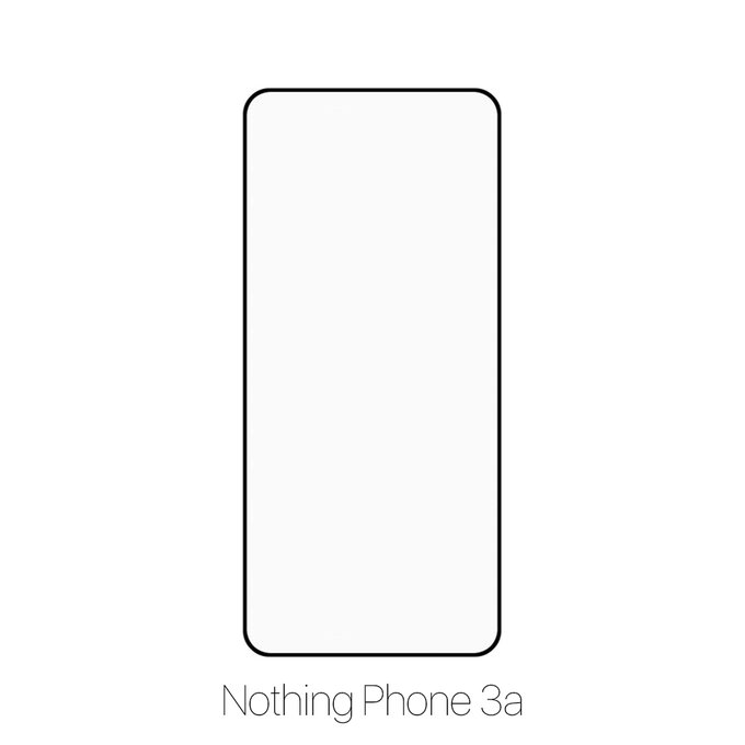 FixPremium FullCover Glass - Kaljeno staklo za Nothing Phone (3a)