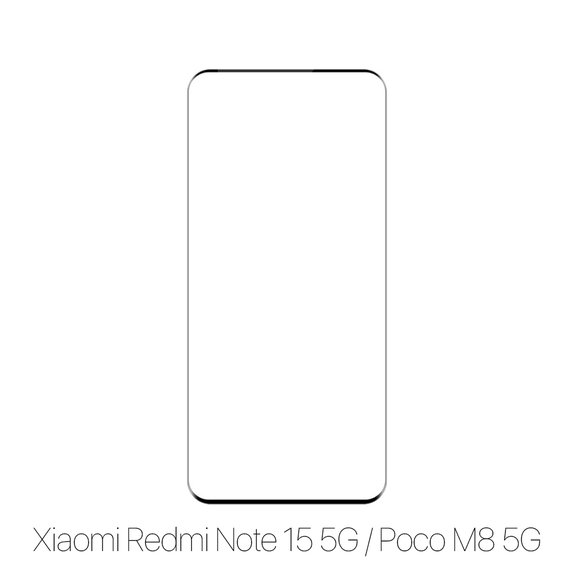 FixPremium FullCover Glass - Kaljeno staklo za Xiaomi Redmi Note 15 5G, Poco M8 5G