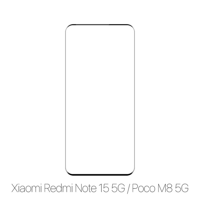 FixPremium FullCover Glass - Kaljeno staklo za Xiaomi Redmi Note 15 5G, Poco M8 5G