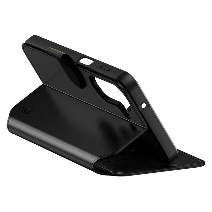 Maska Wallet Kickstand za Samsung Galaxy A27, Crna, PanzerGlass