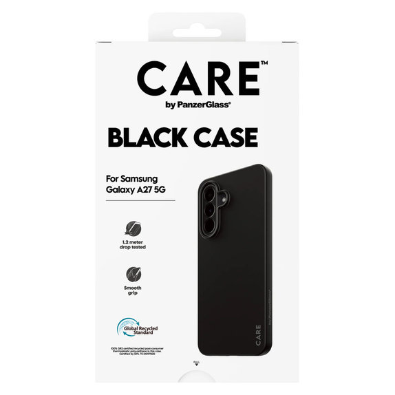Maska TPU za Samsung Galaxy A27, Crna, PanzerGlass