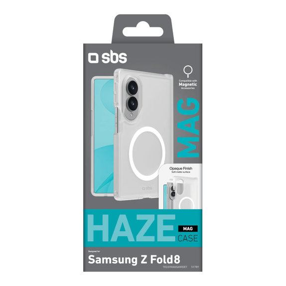 Maska Haze Mag za Samsung Galaxy Z Fold8, Prozirna, SBS