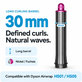 Dugi nastavak za kovrčanje za Dyson Airwrap HS01, HS05, 30 mm, Nickel / Fuchsia