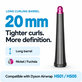 Dugi nastavak za kovrčanje za Dyson Airwrap HS01, HS05, 20 mm, Nickel / Fuchsia