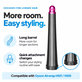 Dugi nastavak za kovrčanje za Dyson Airwrap HS01, HS05, 20 mm, Nickel / Fuchsia