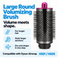 Velika okrugla četka za volumen za Dyson Airwrap HS01, HS05, Iron / Fuchsia