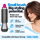 Mala okrugla četka za volumen za Dyson Airwrap HS01, HS05, Iron / Fuchsia