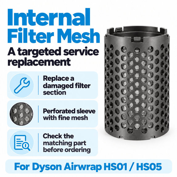 Unutarnja mrežica filtra za Dyson Airwrap HS01, HS05