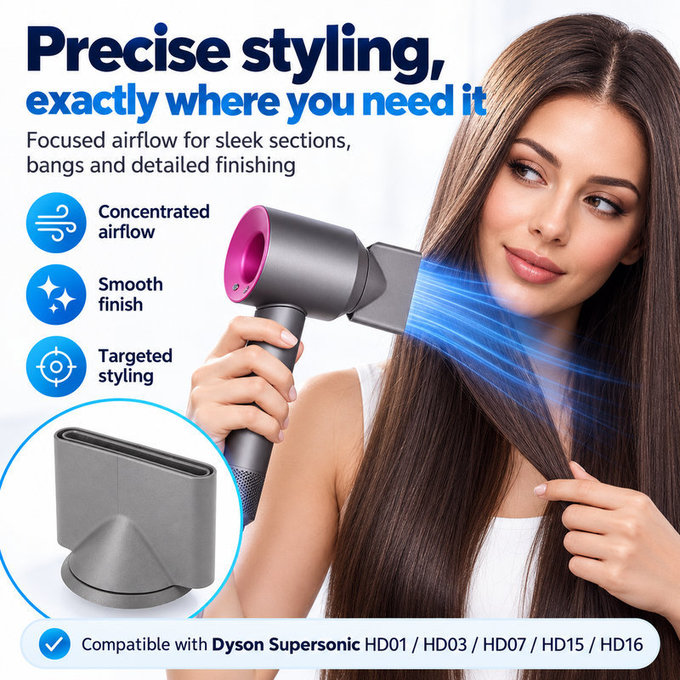 Koncentrator za oblikovanje za Dyson Supersonic HD01, HD03, HD07, HD15, HD16