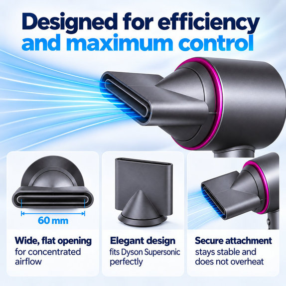 Koncentrator za oblikovanje za Dyson Supersonic HD01, HD03, HD07, HD15, HD16