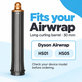 Dugi nastavak za kovrčanje za Dyson Airwrap HS01, HS05, 30 mm, Nickel / Copper