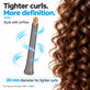 Dugi nastavak za kovrčanje za Dyson Airwrap HS01, HS05, 20 mm, Nickel / Copper