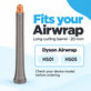 Dugi nastavak za kovrčanje za Dyson Airwrap HS01, HS05, 20 mm, Nickel / Copper