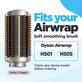 Mekana četka za zaglađivanje za Dyson Airwrap HS01, HS05, Nickel / Copper