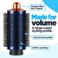 Velika okrugla četka za volumen za Dyson Airwrap HS01, HS05, Prussian Blue / Rich Copper