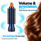 Mala okrugla četka za volumen za Dyson Airwrap HS01, HS05, Prussian Blue / Rich Copper