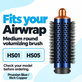 Srednja okrugla četka za volumen za Dyson Airwrap HS01, HS05, Prussian Blue / Rich Copper