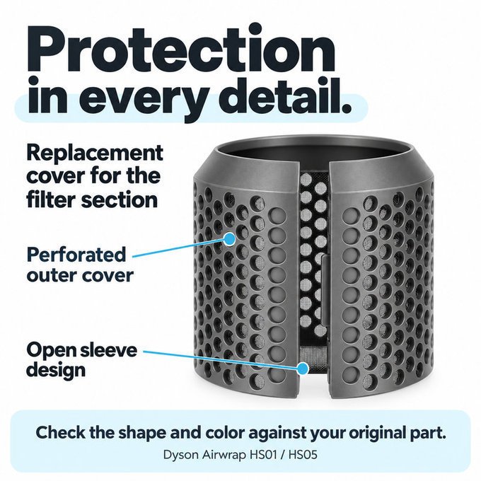 Stražnji poklopac filtra za Dyson Airwrap HS01, HS05