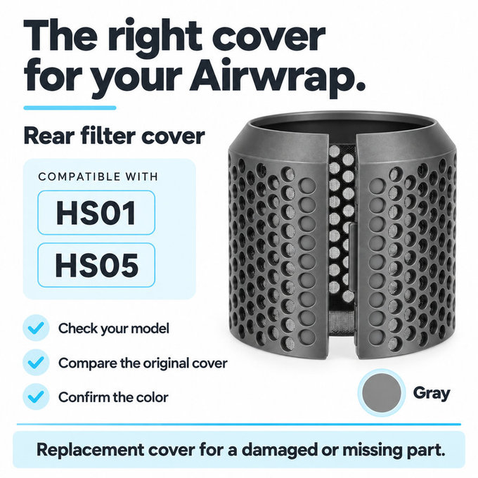 Stražnji poklopac filtra za Dyson Airwrap HS01, HS05