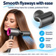 Flyaway nastavak za zaglađivanje za Dyson Supersonic HD01, HD03, HD07, HD15, HD16, Black