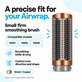 Mala čvrsta četka za zaglađivanje za Dyson Airwrap HS01, HS05, HS08, Nickel / Copper