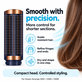 Mala čvrsta četka za zaglađivanje za Dyson Airwrap HS01, HS05, HS08, Prussian Blue / Rich Copper