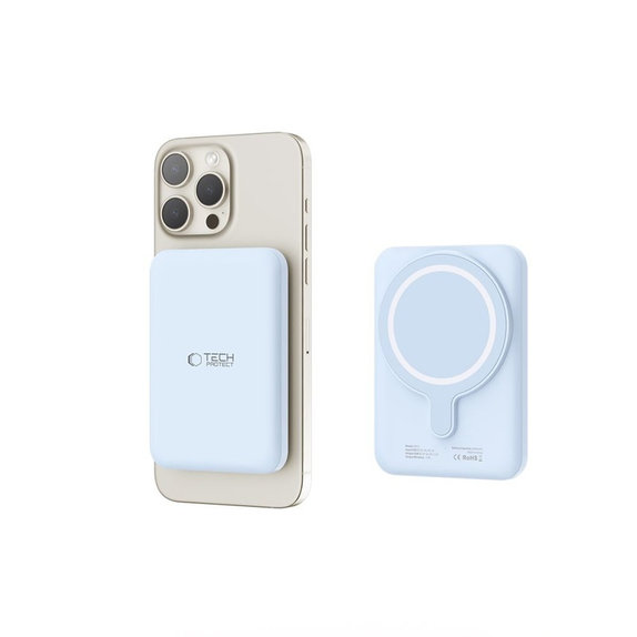 Powerbank PB10 Lifemag MagSafe 5000mAh, plava, Tech-Protect