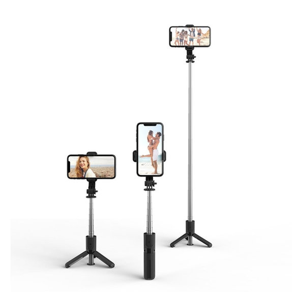 Selfie štap sa stativom L02S, crna, Tech-Protect