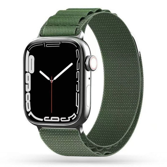 Remen Nylon Pro za Apple Watch 8 / 9 / 10 / 11 / SE / Ultra (44 / 45 / 46 / 49 mm), Military Green, Tech-Protect