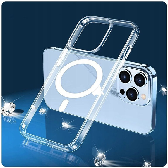 Maskica FlexAir Hybrid MagSafe za Samsung S23, prozirna, Tech-Protect