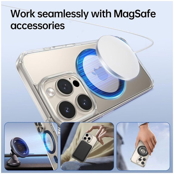 Magnetni MagSafe prsten MagMat MagSafe, crna, Tech-Protect