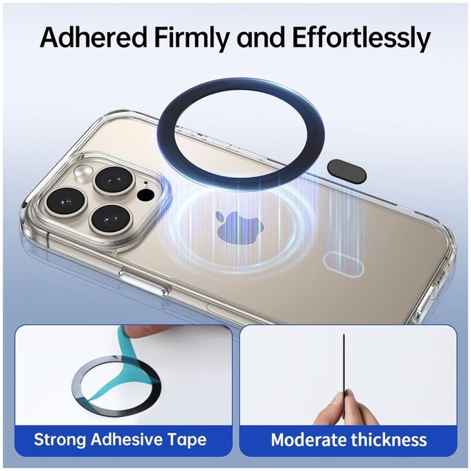 Magnetni MagSafe prsten MagMat MagSafe, crna, Tech-Protect