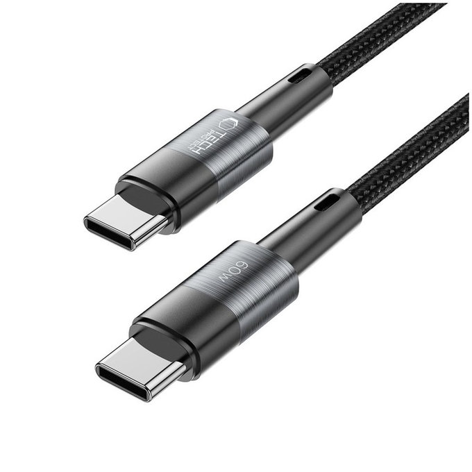 Kabel Ultraboost USB-C Cable PD 60W / 3A 25CM, siva, Tech-Protect