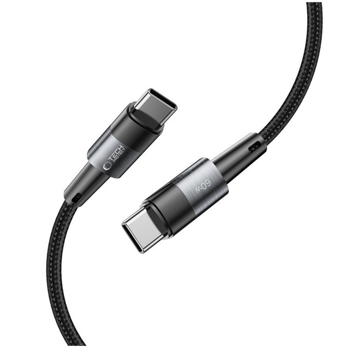 Kabel Ultraboost USB-C Cable PD 60W / 3A 25CM, siva, Tech-Protect