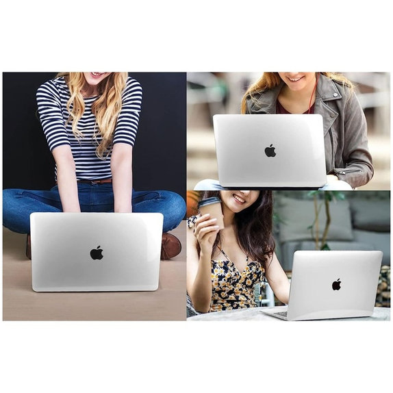 Maskica Smartshell za MacBook Air 15 M2-M5 2023-2026, Crystal Clear, Tech-Protect