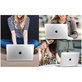 Maskica Smartshell za MacBook Air 15 M2-M5 2023-2026, Crystal Clear, Tech-Protect