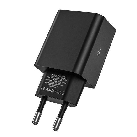 Mrežni punjač C35W 2-PORT PD 35W + USB-C Cable, bijela, Tech-Protect