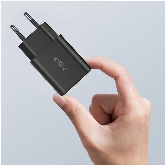 Mrežni punjač C35W 2-PORT PD 35W + USB-C Cable, bijela, Tech-Protect
