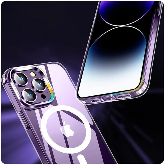 Maskica FlexAir Hybrid MagSafe za Samsung S24, prozirna, Tech-Protect