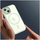 Maskica MagMat MagSafe za iPhone 15, zelena/prozirna, Tech-Protect