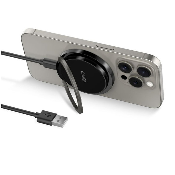 Bežični punjač QI15W-A33 Magnetic MagSafe, crna, Tech-Protect