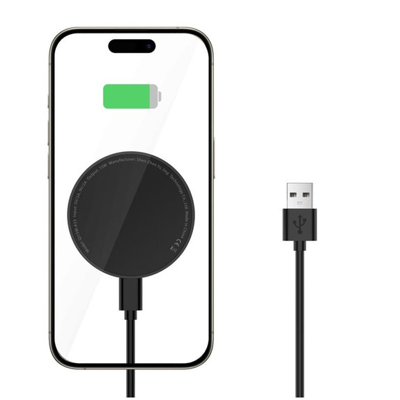 Bežični punjač QI15W-A33 Magnetic MagSafe, crna, Tech-Protect
