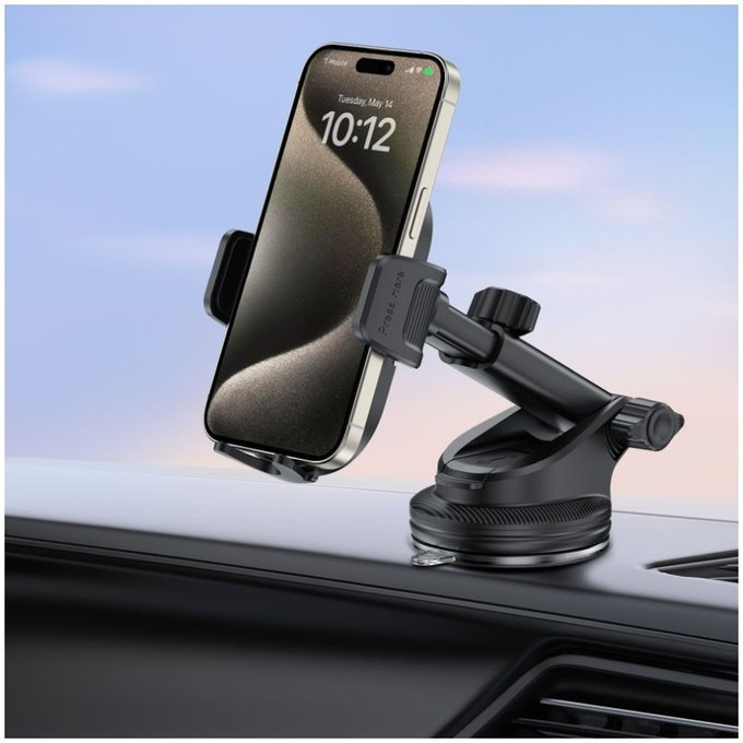Auto držač V7 Universal Dashboard & Vent, crna, Tech-Protect