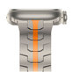 Remen Stainless Line za Apple Watch 8 / 9 / 10 / 11 / SE / Ultra (44 / 45 / 46 / 49 mm), Titanium/Orange, Tech-Protect