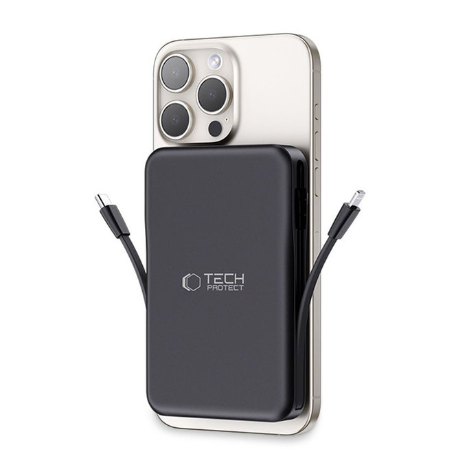 Powerbank PB31 Lifemag MagSafe 10000mAh, crna, Tech-Protect