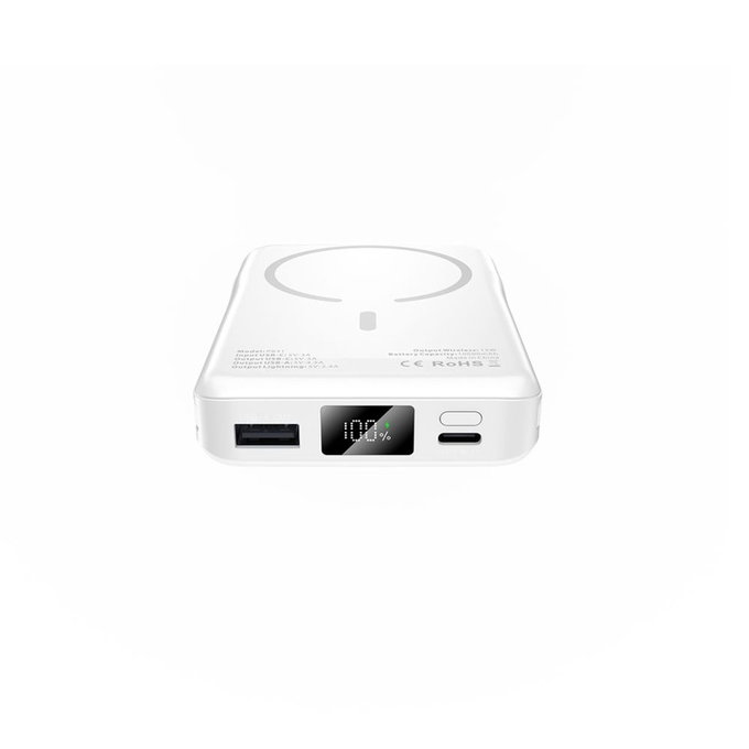 Powerbank PB31 Lifemag MagSafe 10000mAh, bijela, Tech-Protect