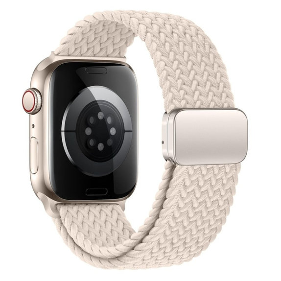 Remen Nylonmag za Apple Watch 8 / 9 / 10 / 11 / SE (40 / 41 / 42 mm), Natural Titanium, Tech-Protect